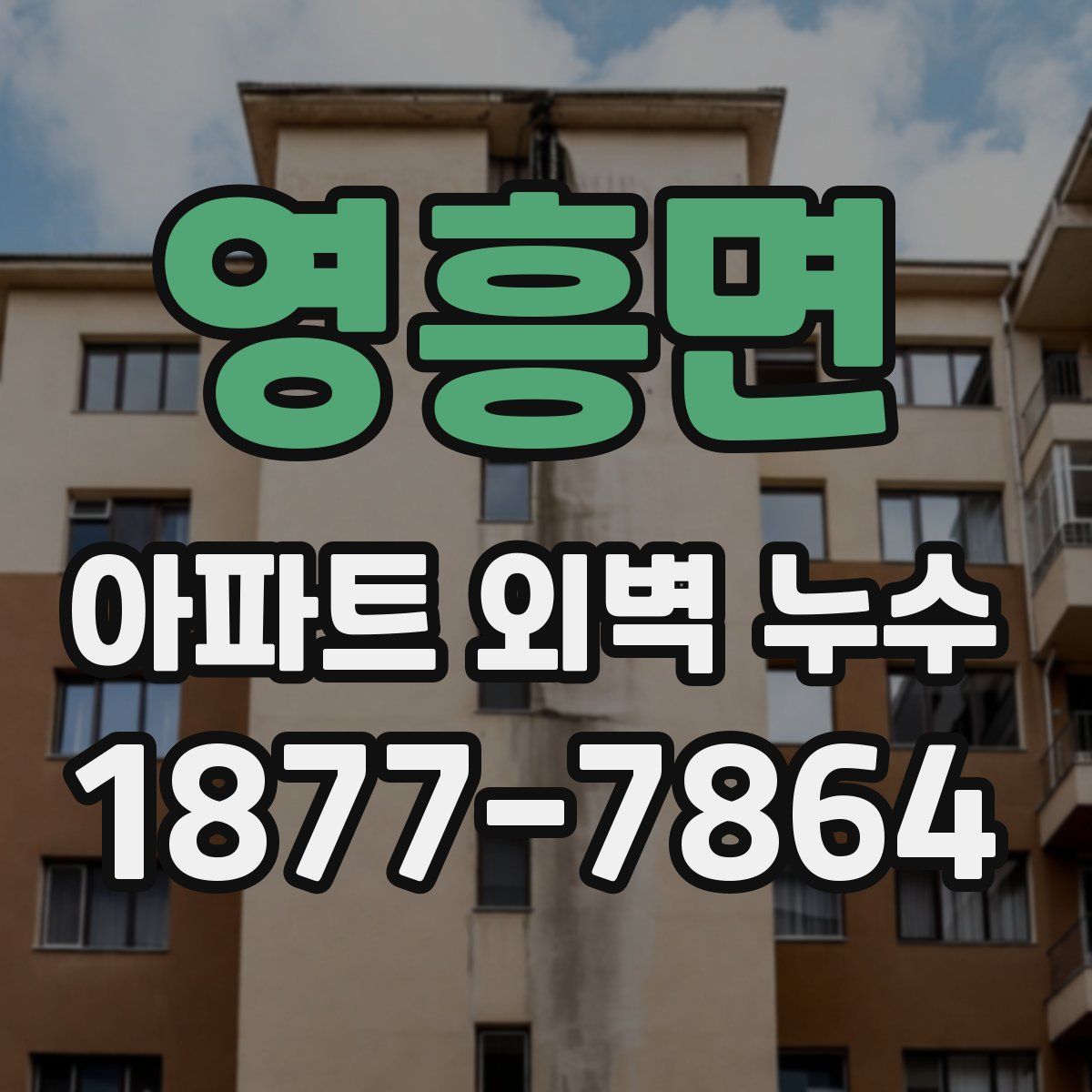 영흥면 아파트 외벽 누수