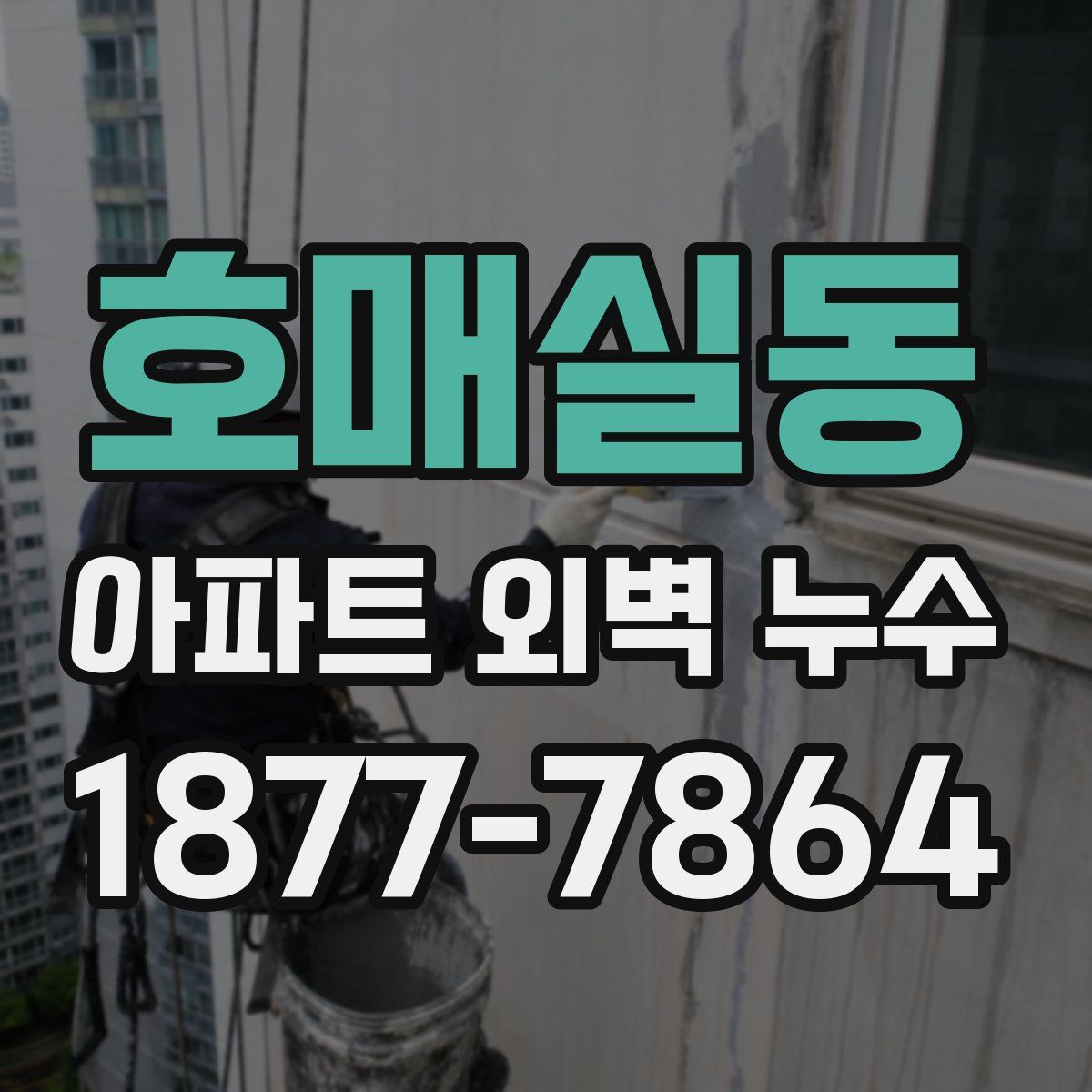 호매실동 아파트 외벽 누수