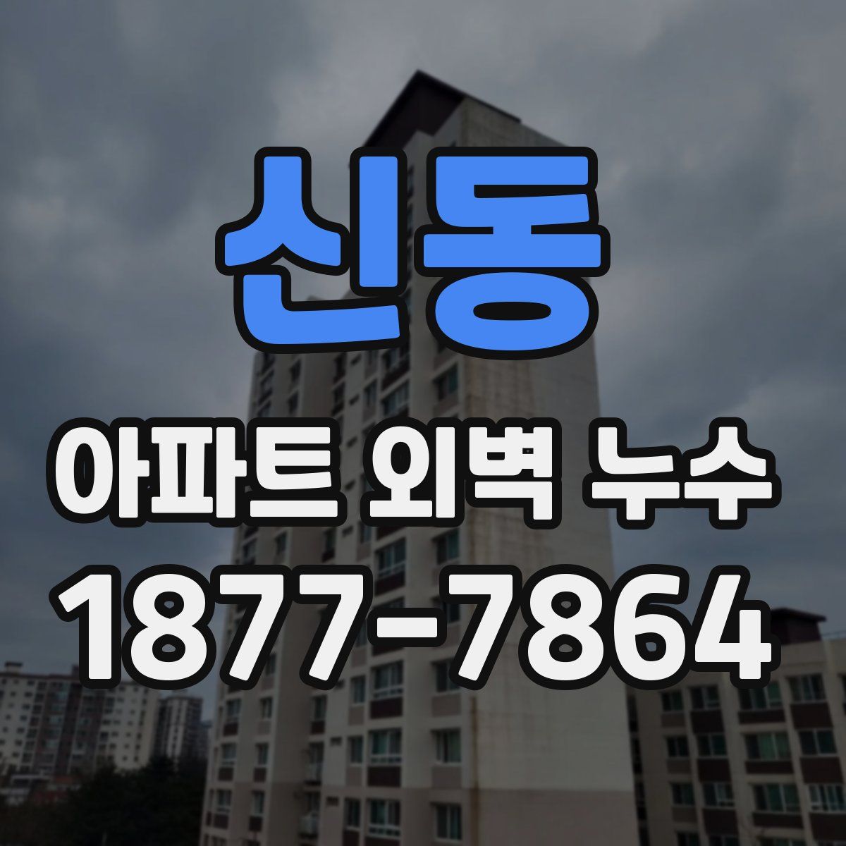 신동 아파트 외벽 누수