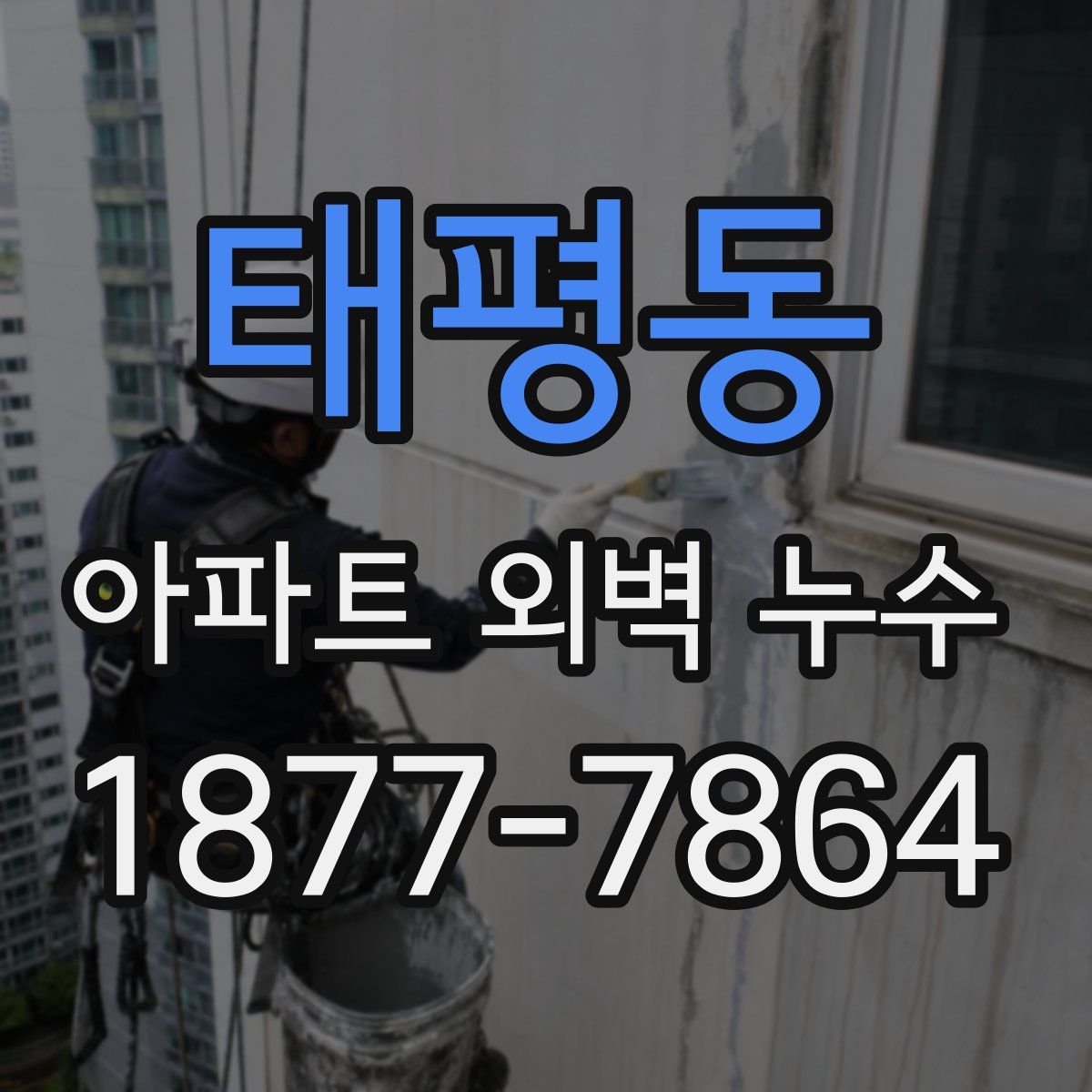 태평동 아파트 외벽 누수