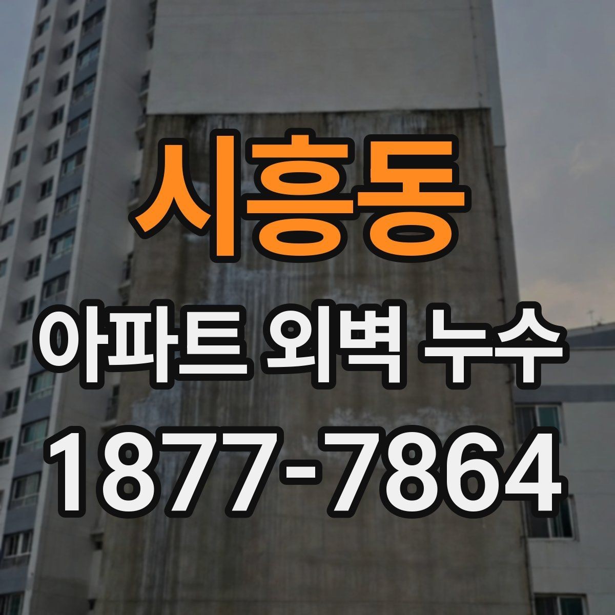 시흥동 아파트 외벽 누수 공사 일정 조율 시 고려할 점