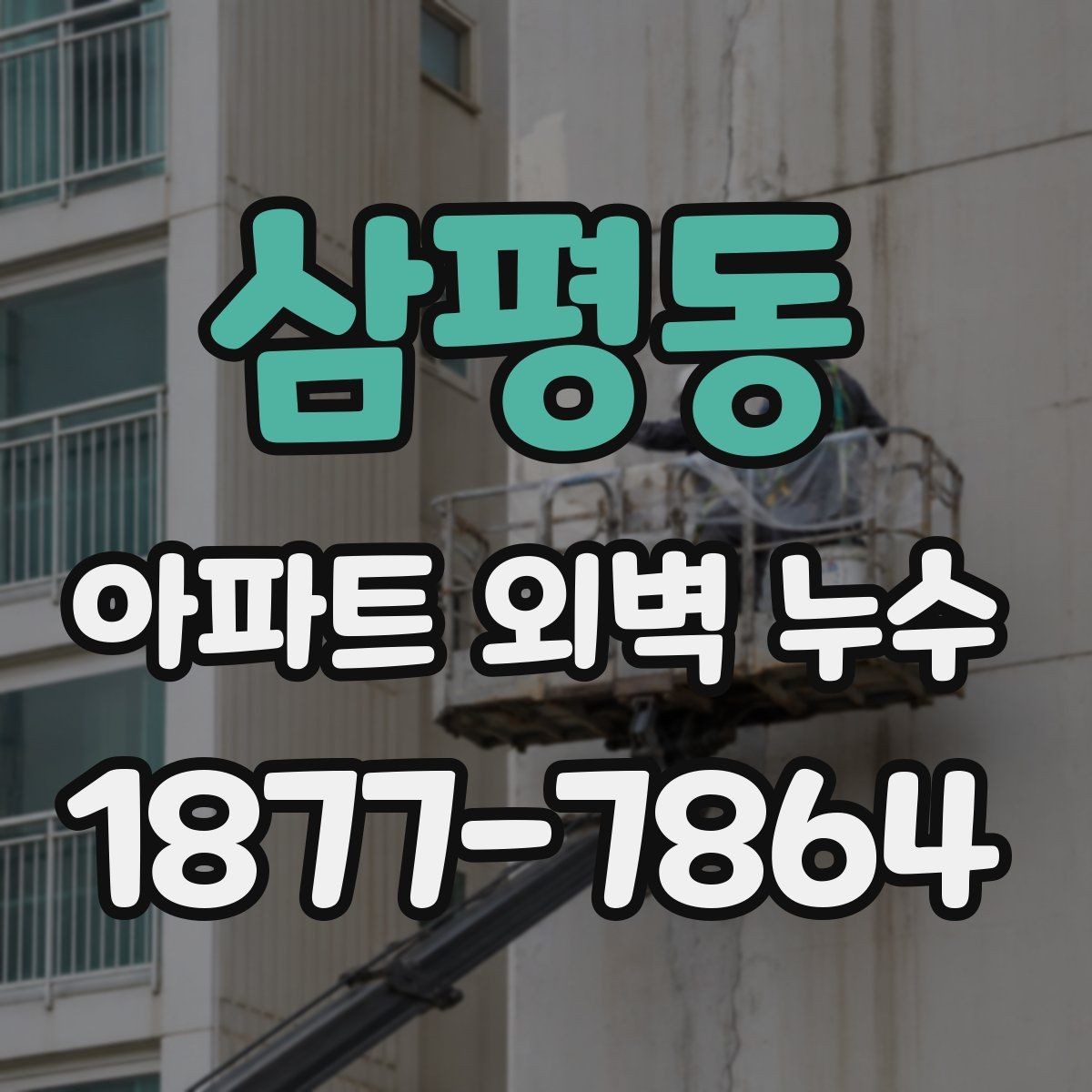 삼평동 아파트 외벽 누수 점검을 맡기기 전 알아둘 점