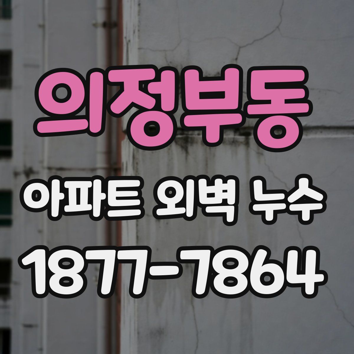 의정부동 아파트 외벽 누수