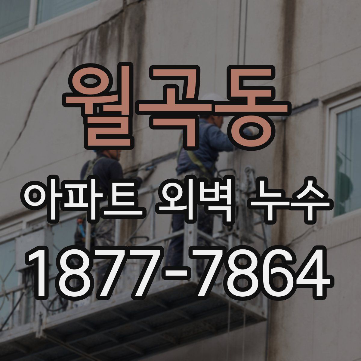 월곡동 아파트 외벽 누수