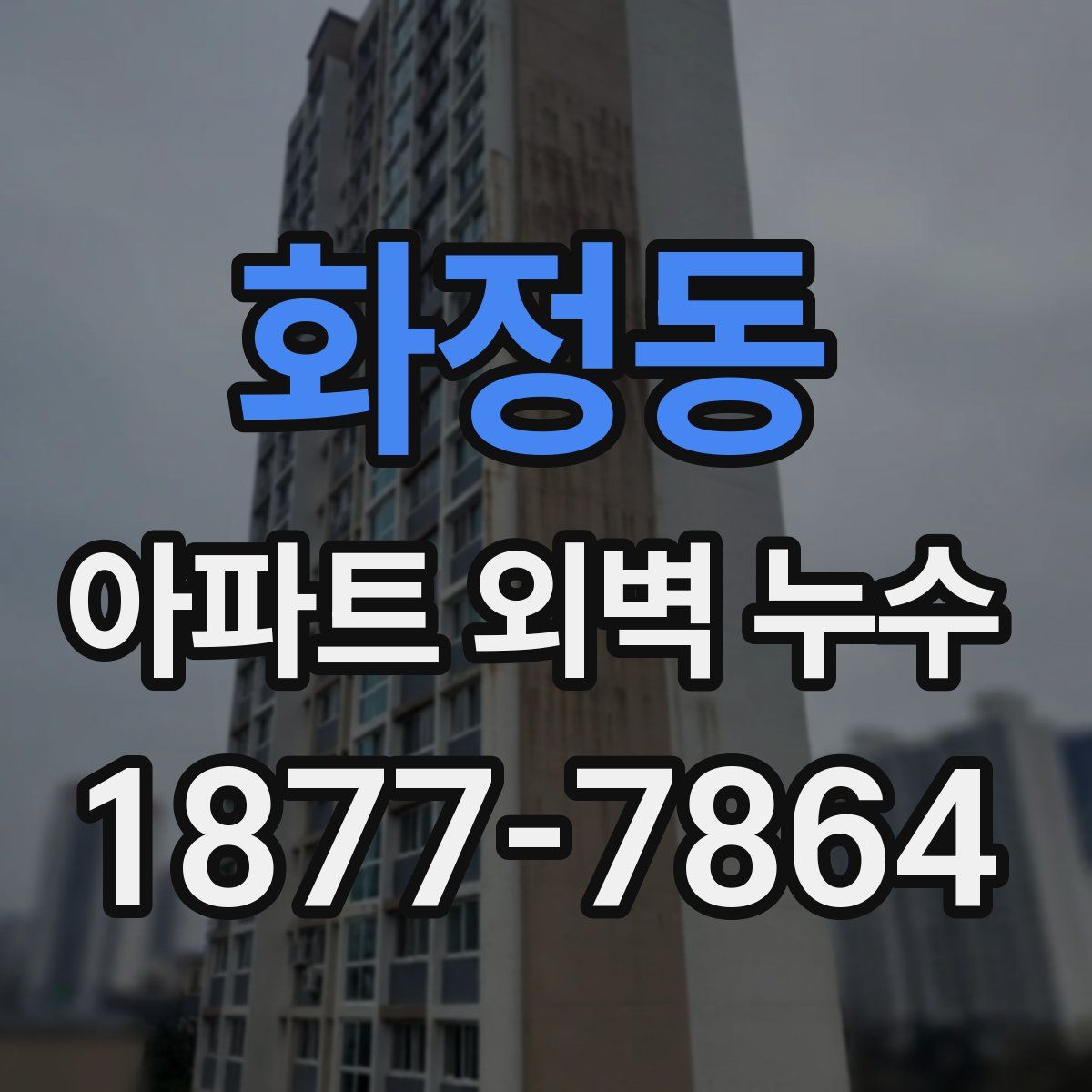 화정동 아파트 외벽 누수
