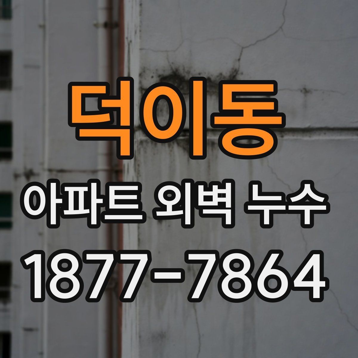 덕이동 아파트 외벽 누수 의심 시 사진 점검 기록의 중요성