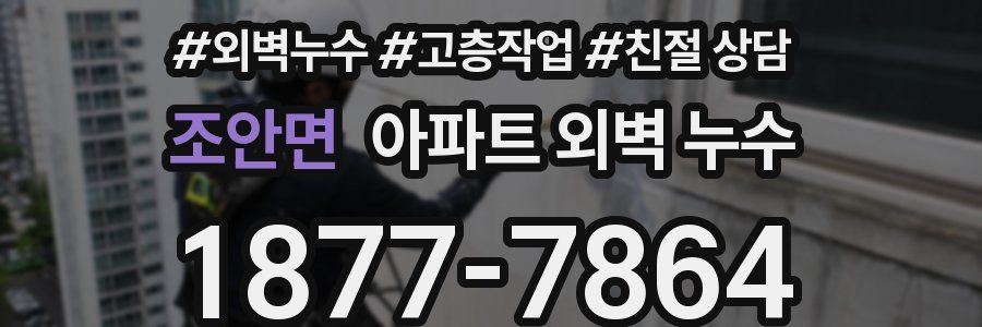 조안면 아파트 외벽 누수