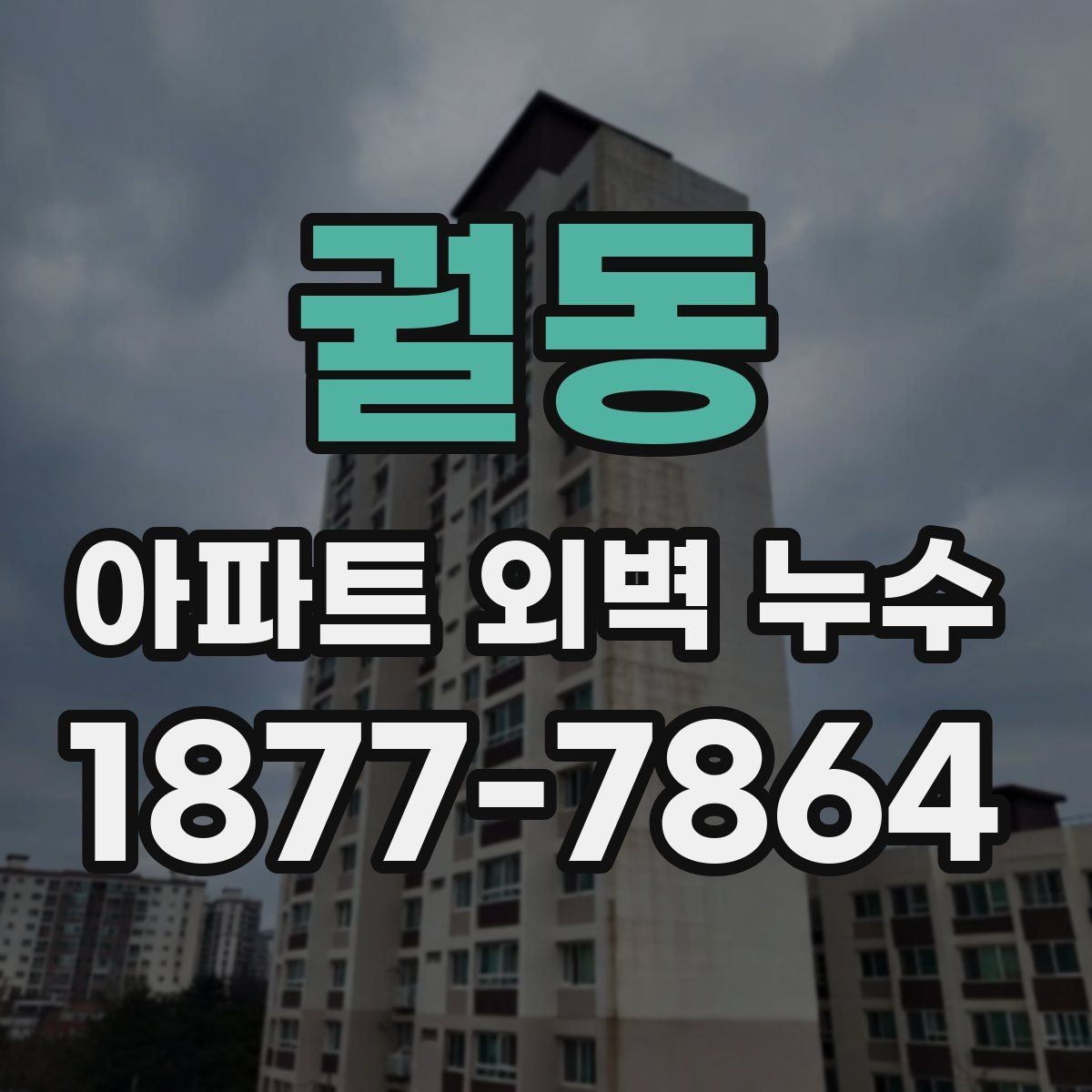 궐동 아파트 외벽 누수 발생 위치별 점검 방법