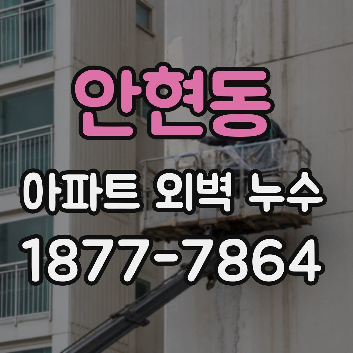 안현동 아파트 외벽 누수