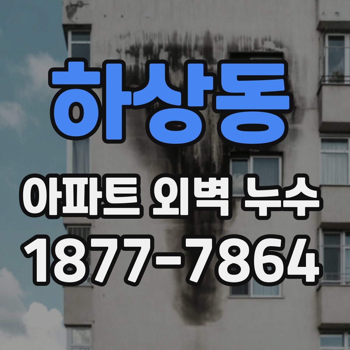 하상동 아파트 외벽 누수
