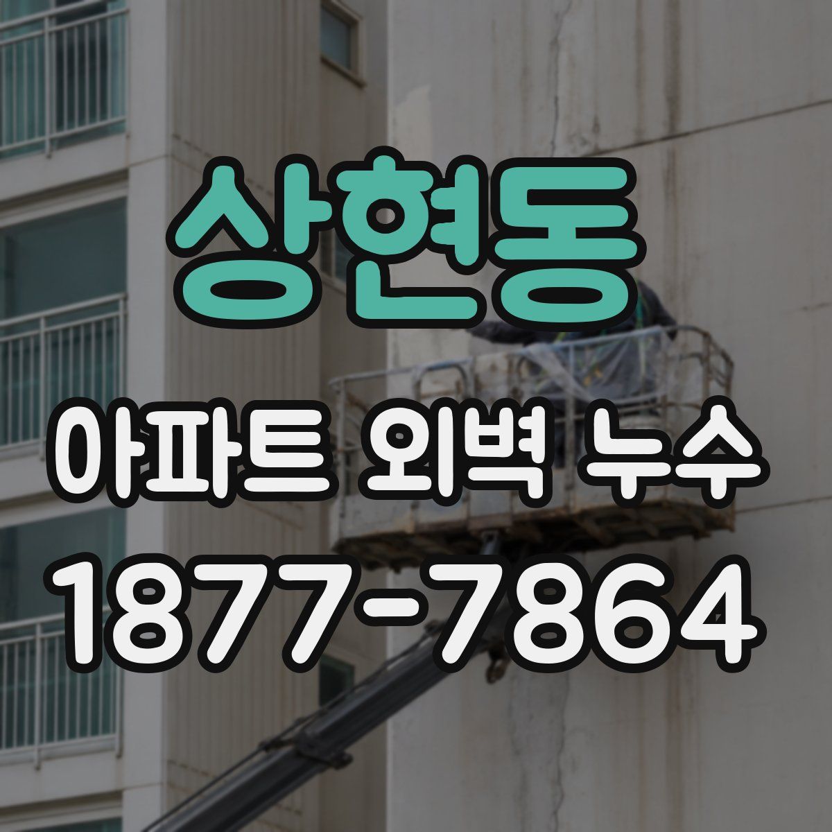 상현동 아파트 외벽 누수
