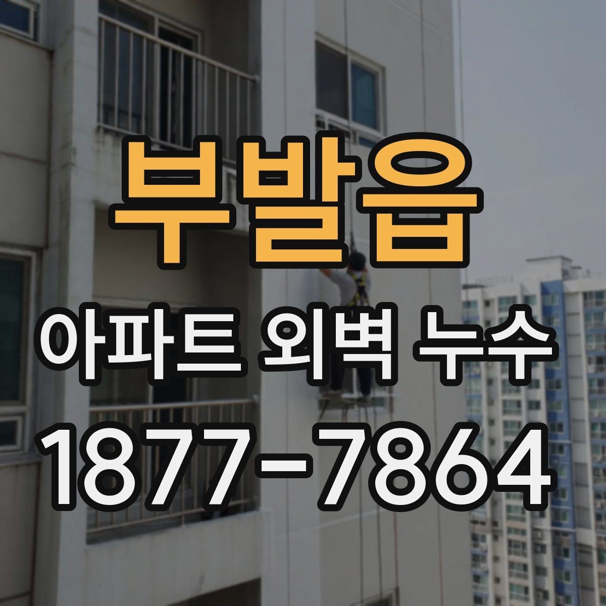 부발읍 아파트 외벽 누수 보수 시기 놓치지 않는 방법