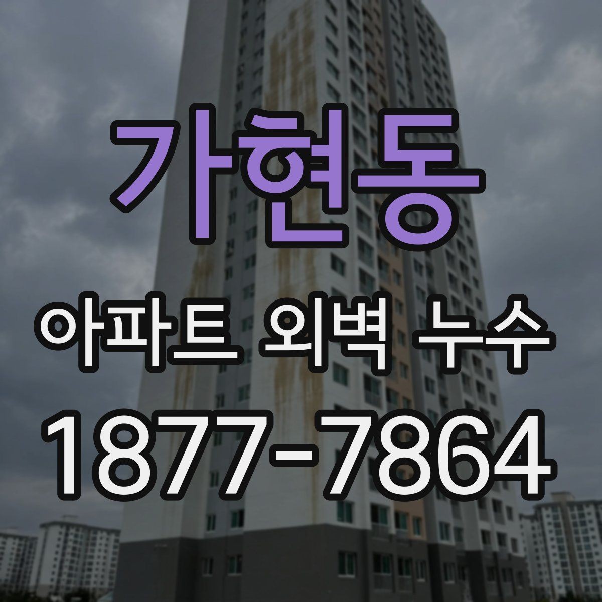 가현동 아파트 외벽 누수 피해 확산 전 점검할 체크포인트
