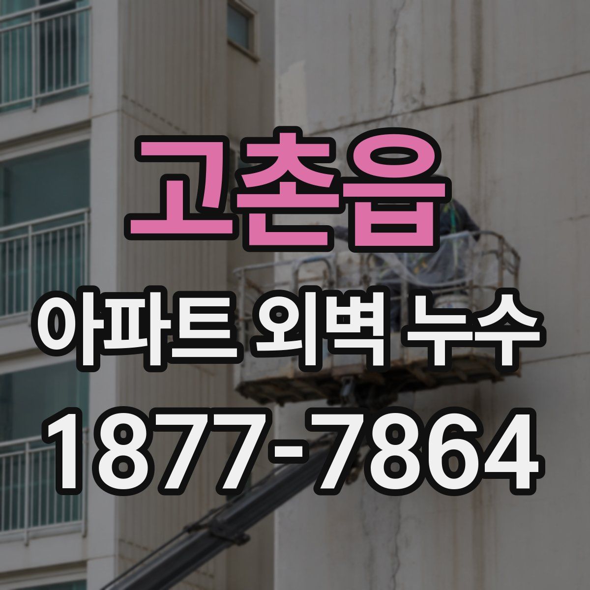고촌읍 아파트 외벽 누수