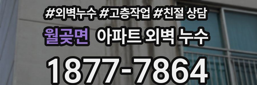 월곶면 아파트 외벽 누수