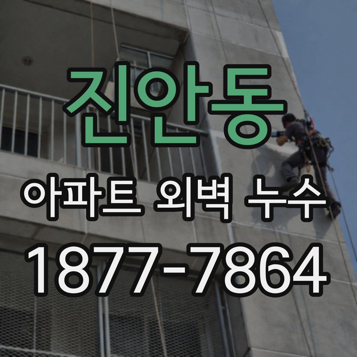 진안동 아파트 외벽 누수
