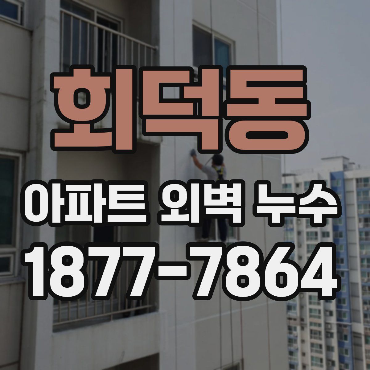 회덕동 아파트 외벽 누수