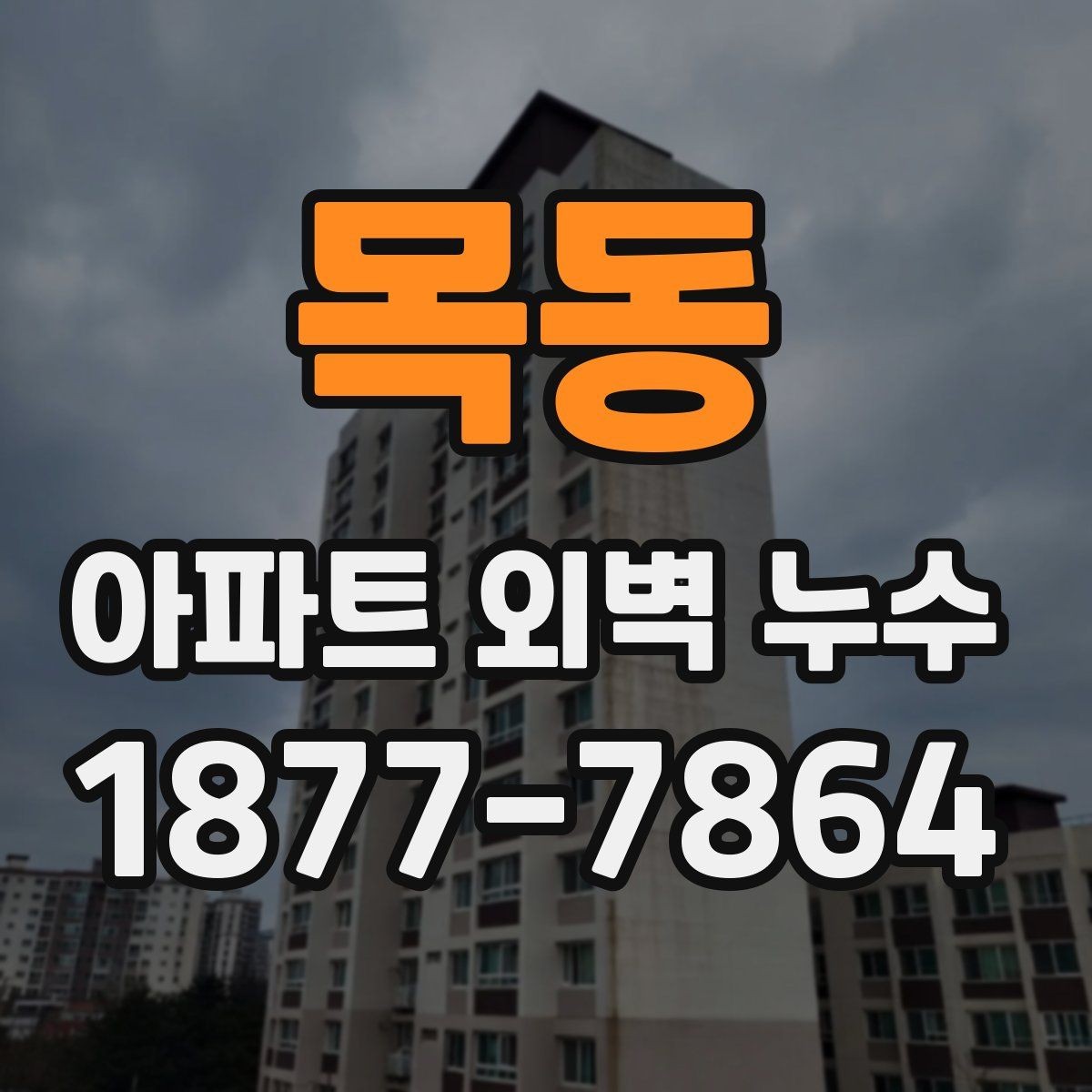 목동 아파트 외벽 누수 예방을 위한 외부 점검 방법