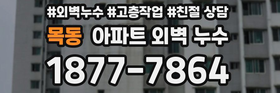 목동 아파트 외벽 누수