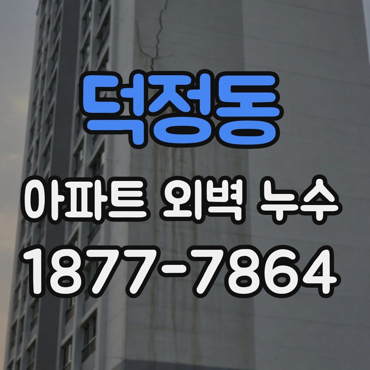 덕정동 아파트 외벽 누수 점검 시 사진 점검 기록의 중요성