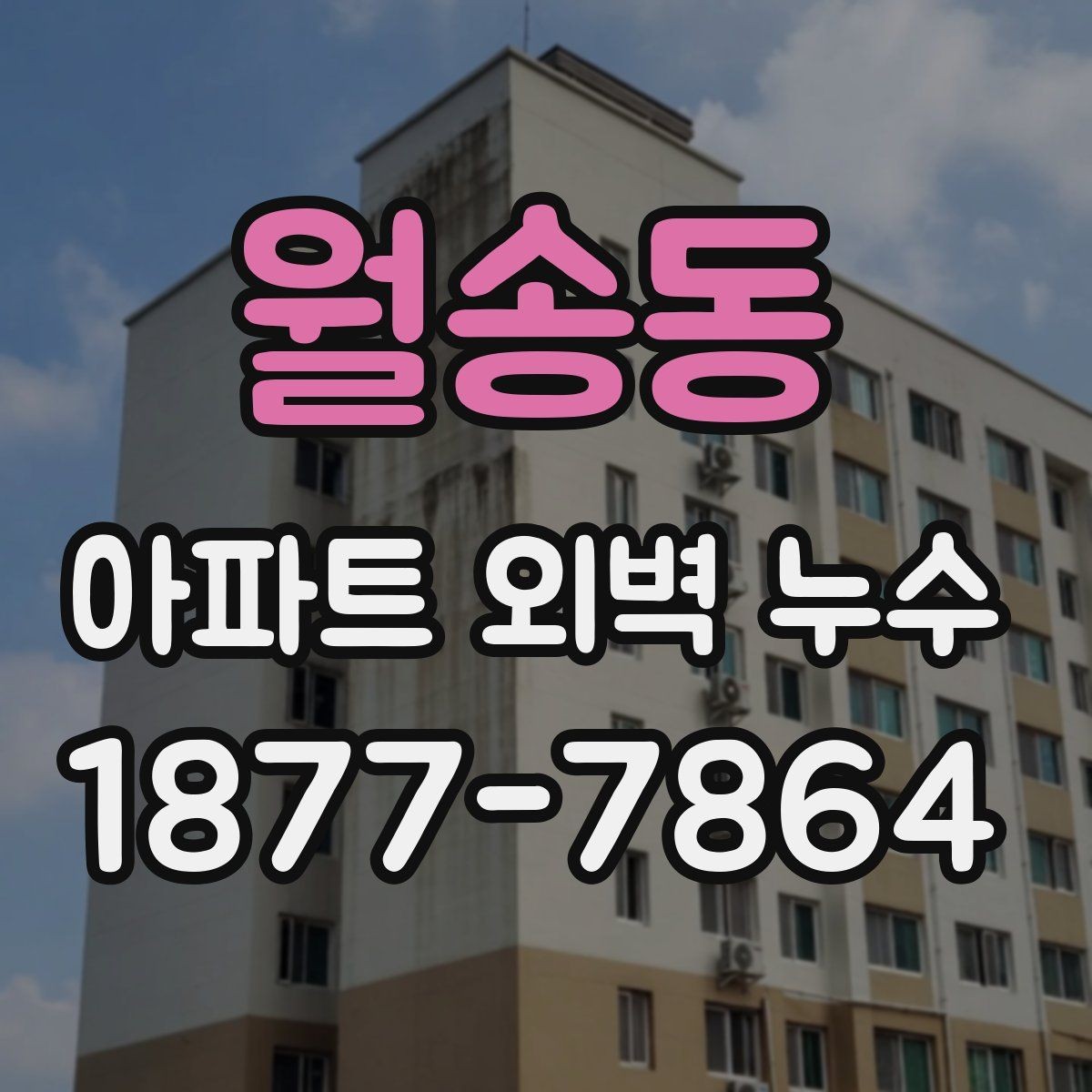 월송동 아파트 외벽 누수 발생 사례로 보는 원인