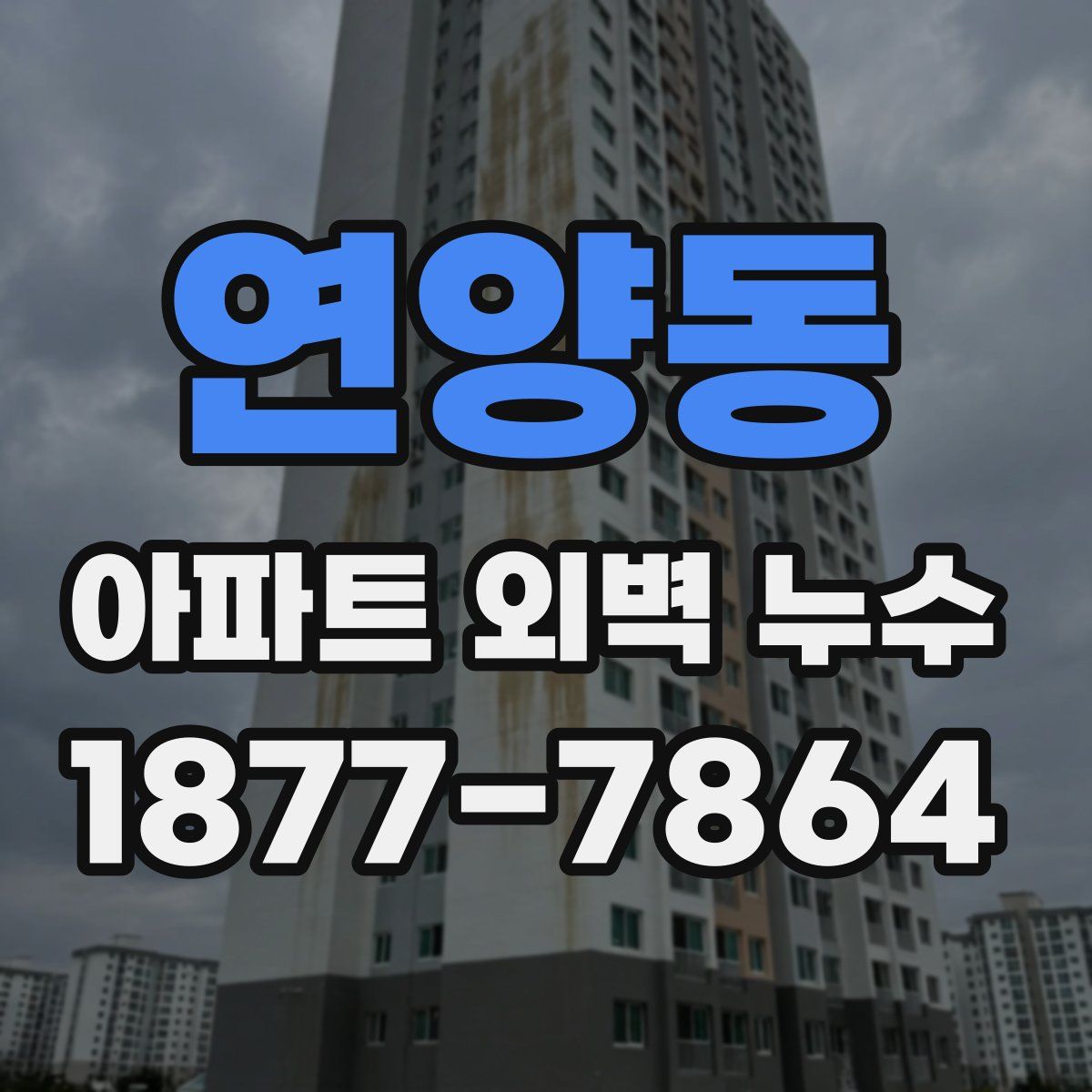 연양동 아파트 외벽 누수