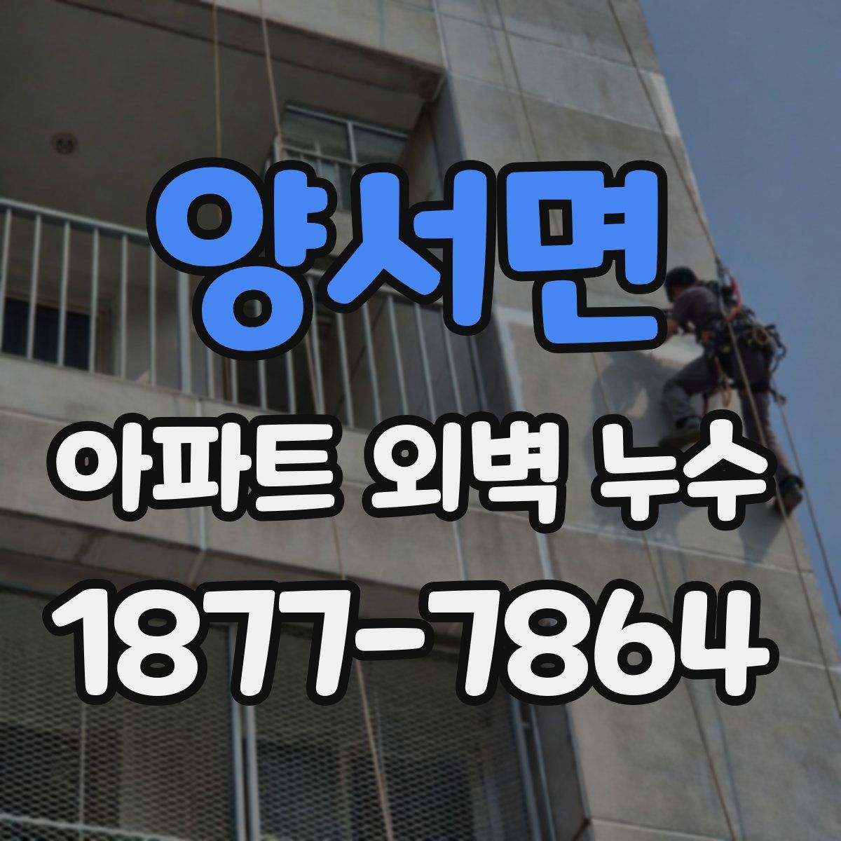 양서면 아파트 외벽 누수