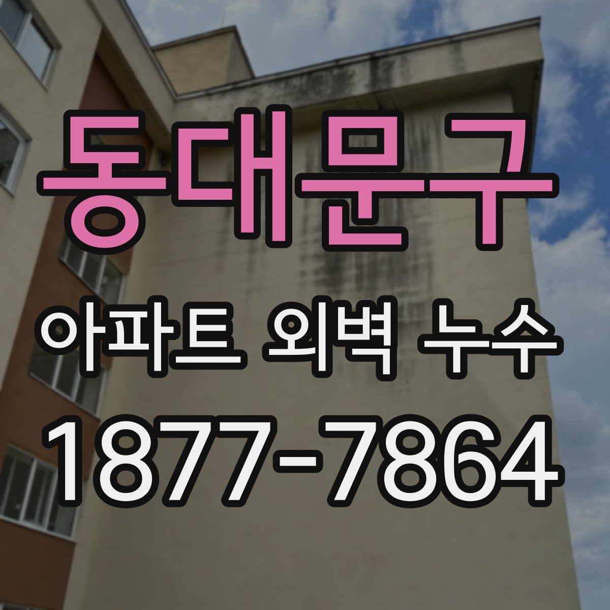 동대문구 아파트 외벽 누수