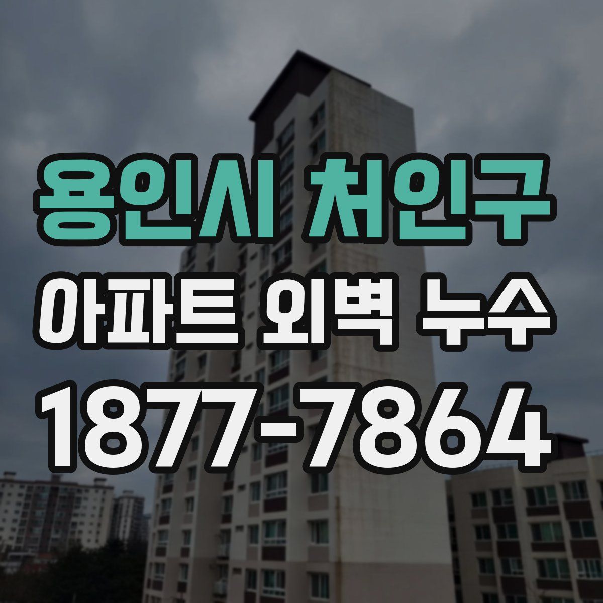 용인시 처인구 아파트 외벽 누수