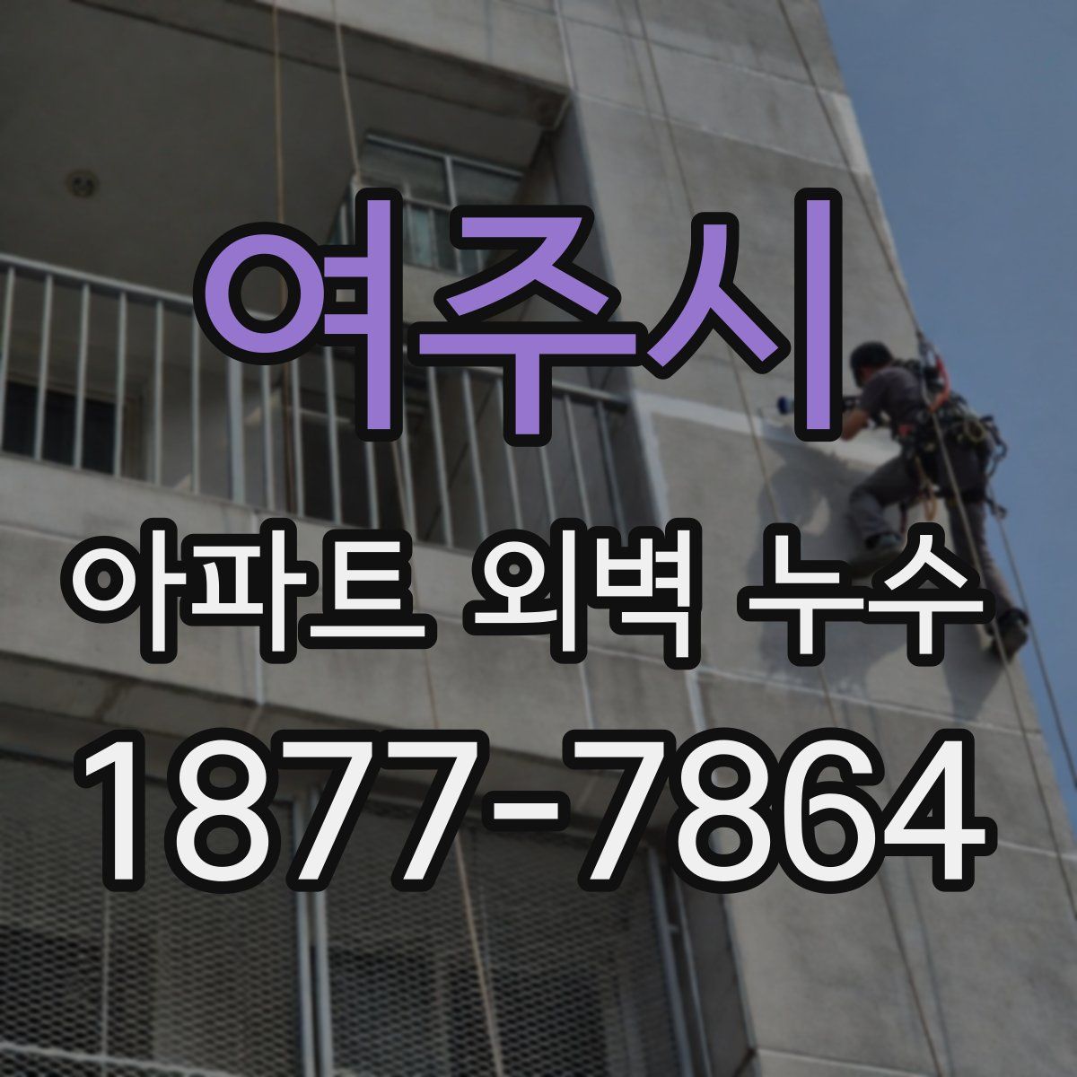 여주시 아파트 외벽 누수