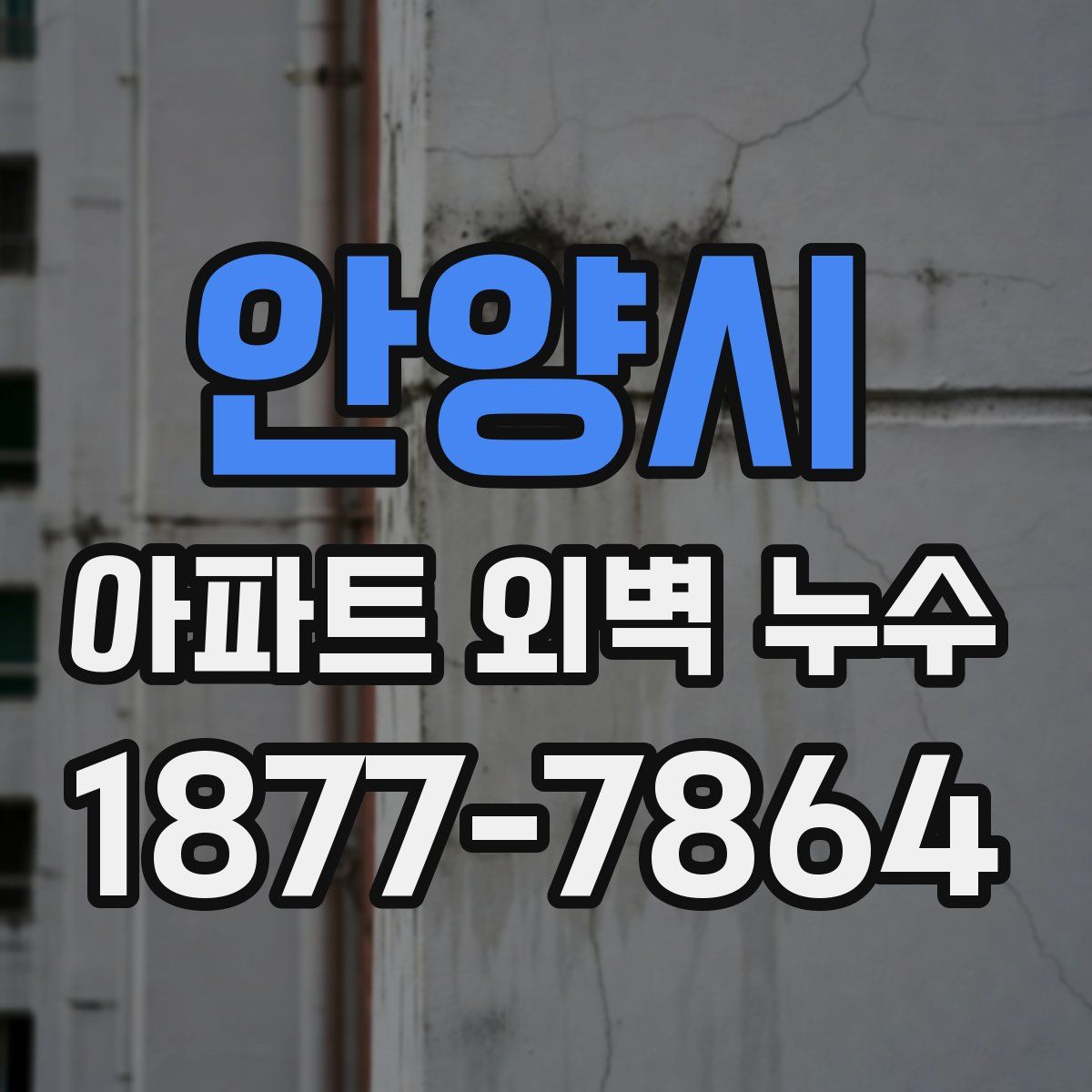 안양시 아파트 외벽 누수