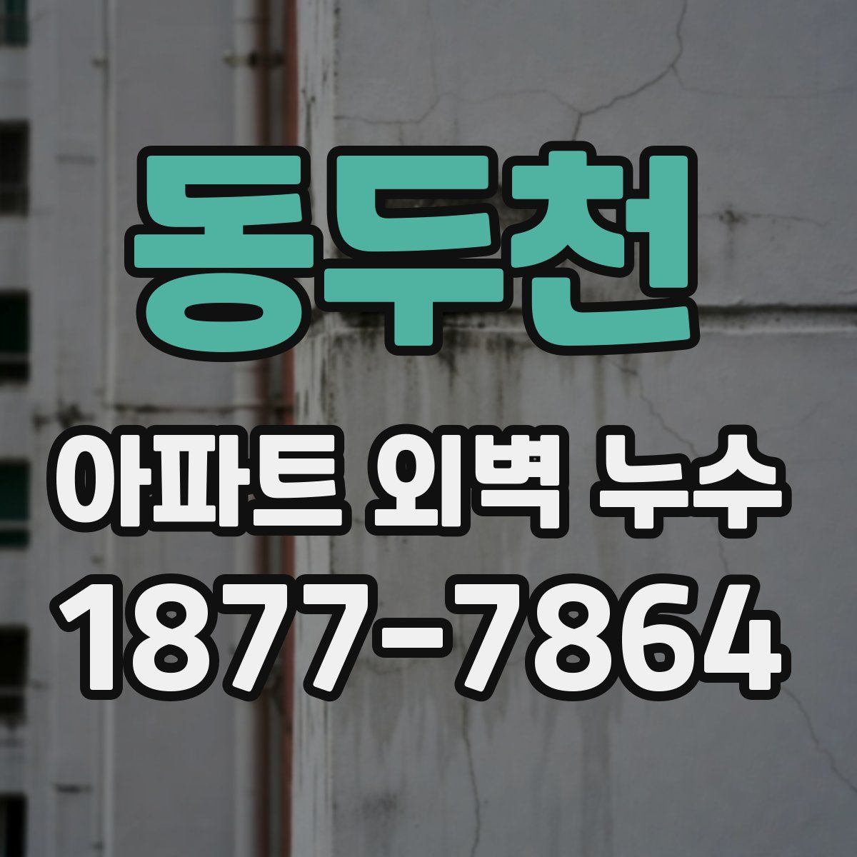 동두천 아파트 외벽 누수