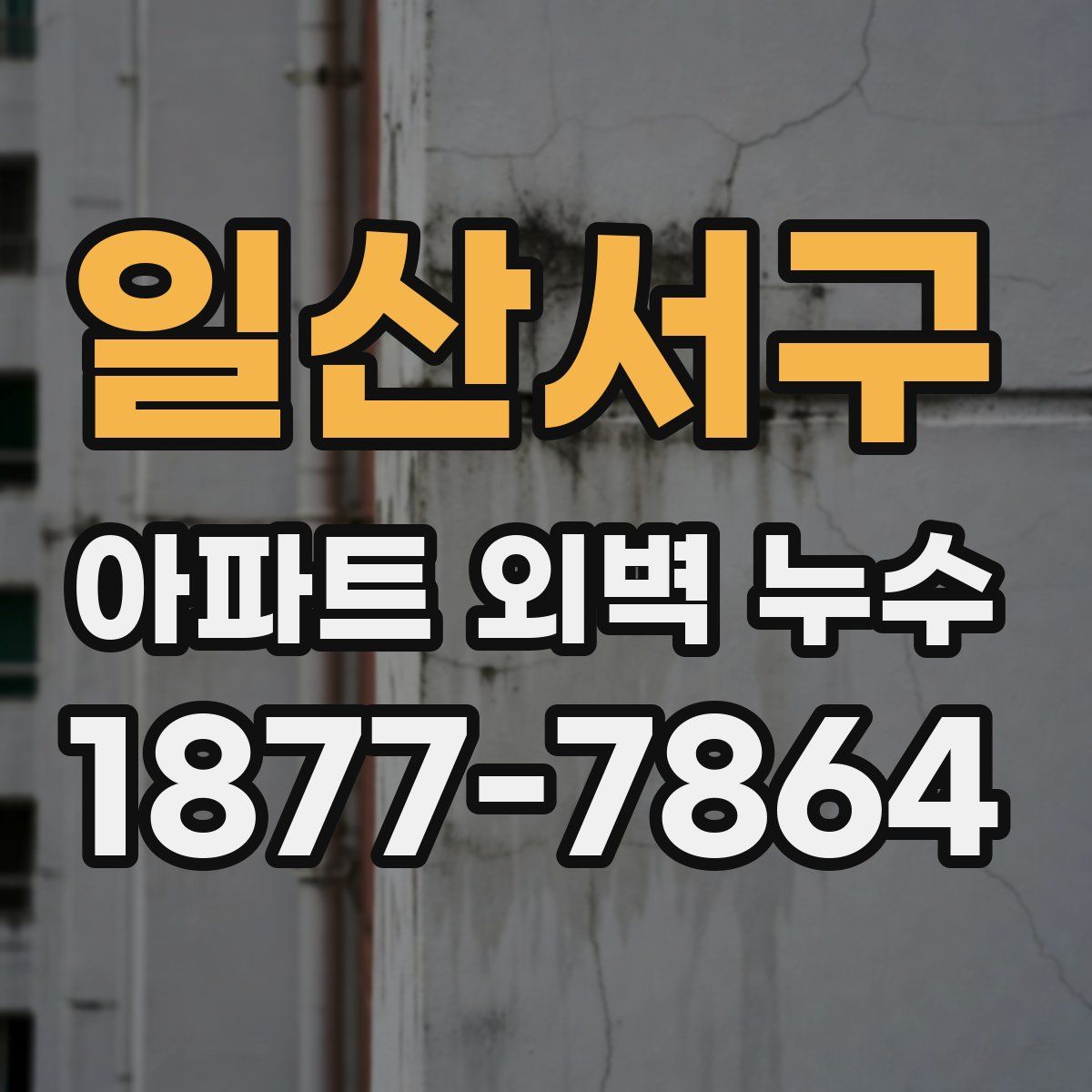 일산서구 아파트 외벽 누수