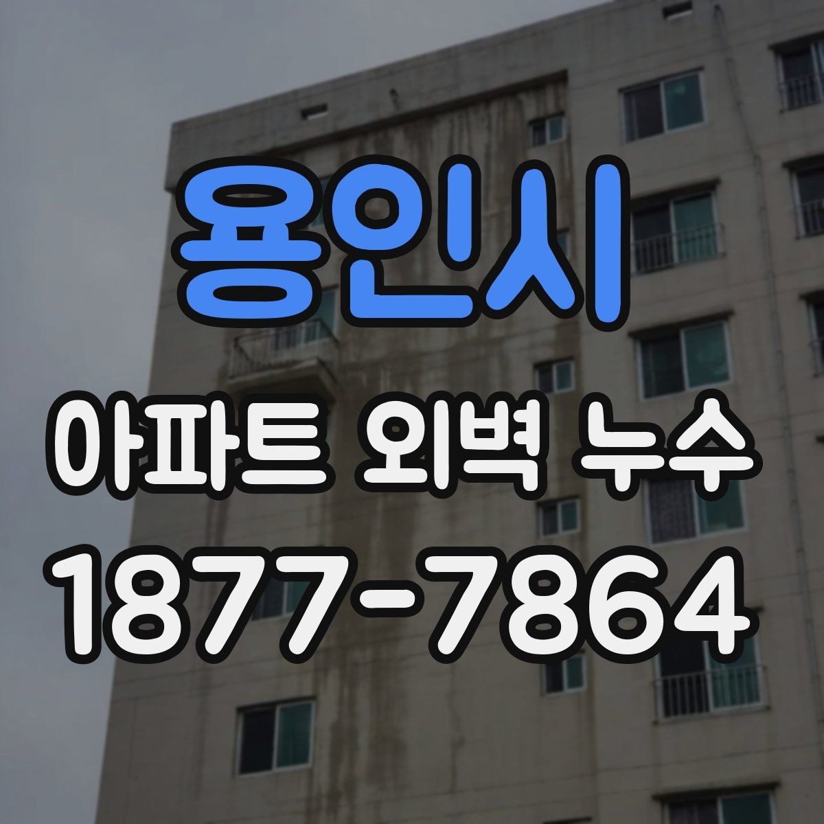용인시 아파트 외벽 누수 의심 구간을 찾는 실전 방법