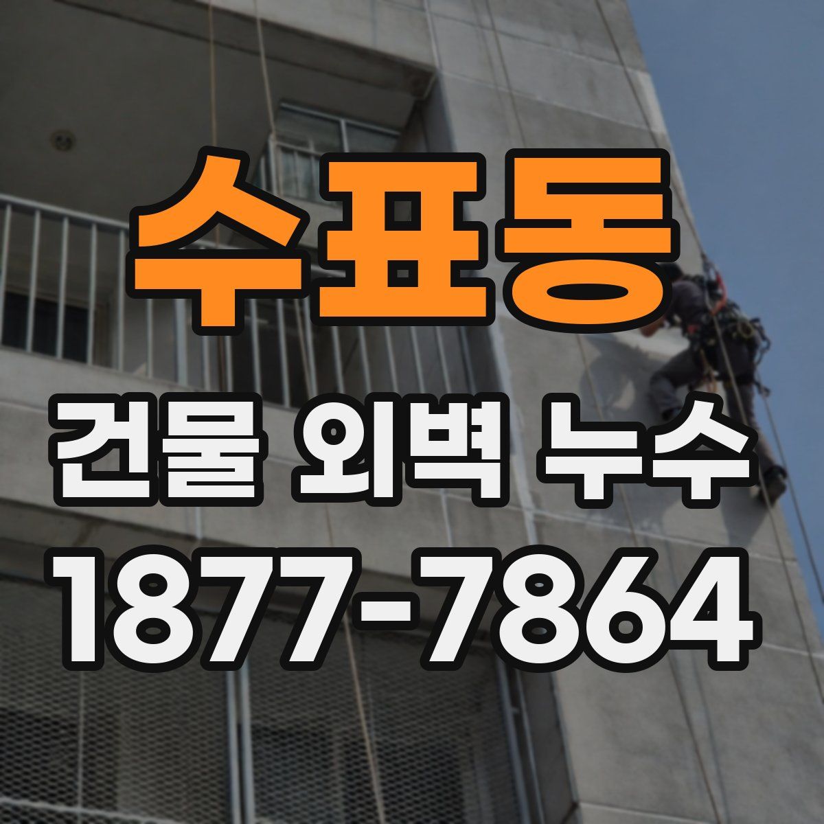 수표동 건물 외벽 누수