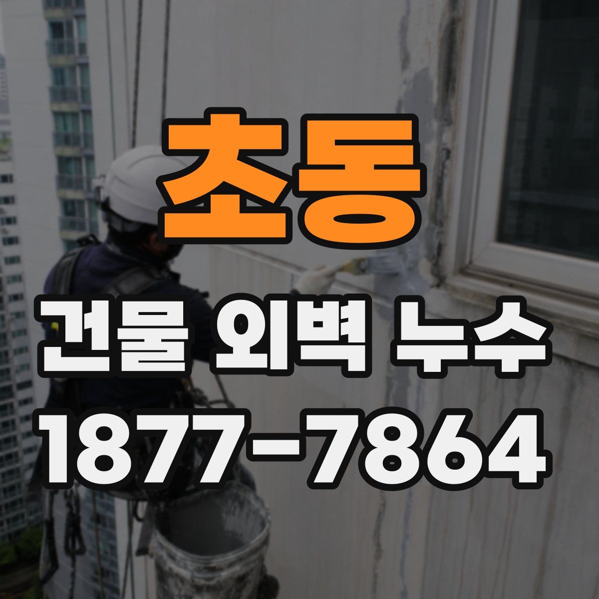 초동 건물 외벽 누수