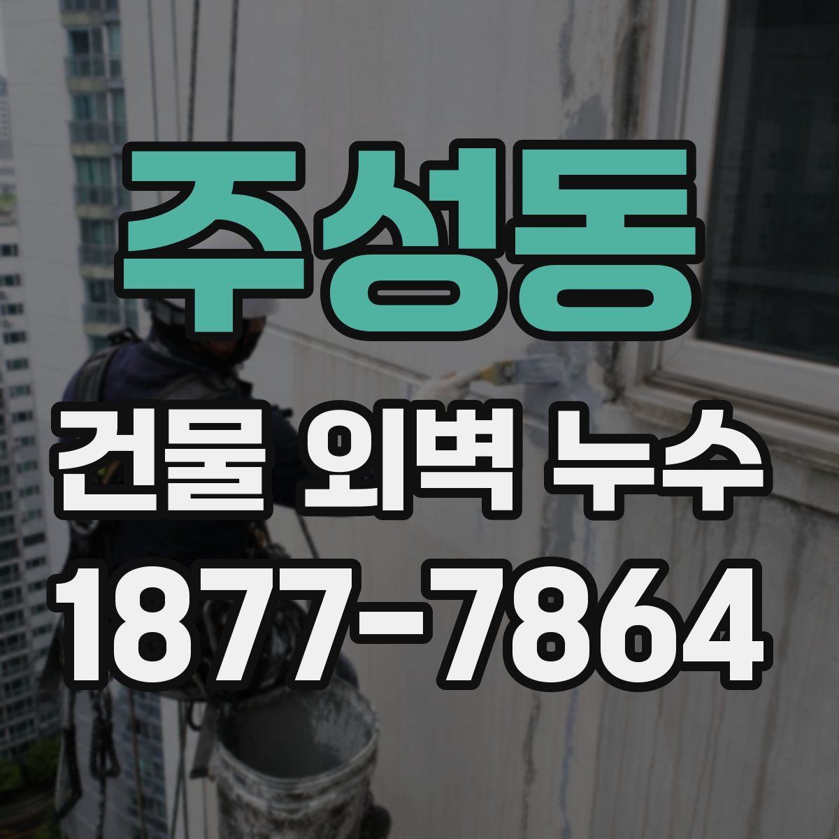 주성동 건물 외벽 누수