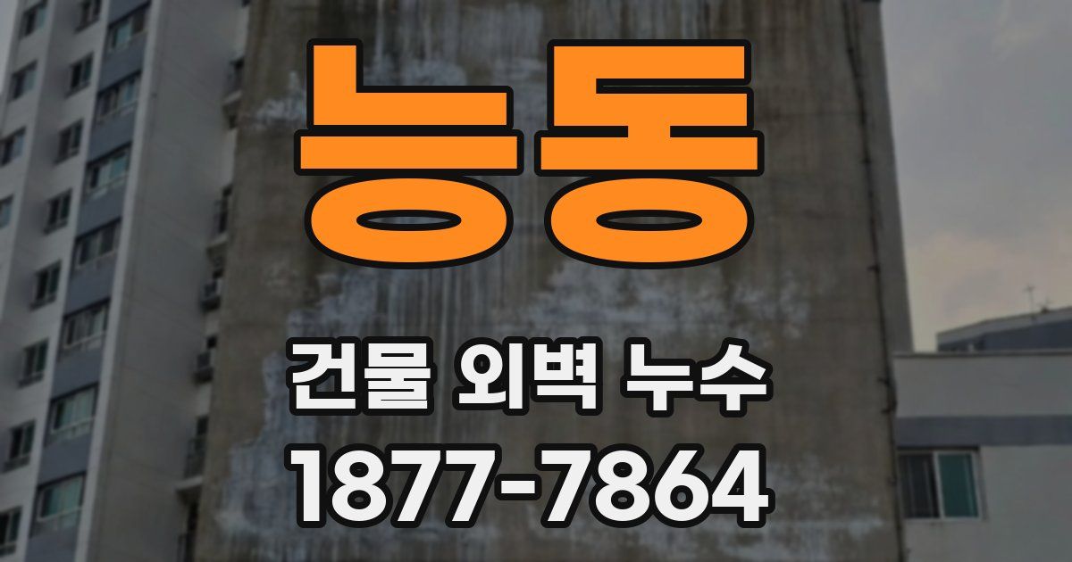 능동 건물 외벽 누수
