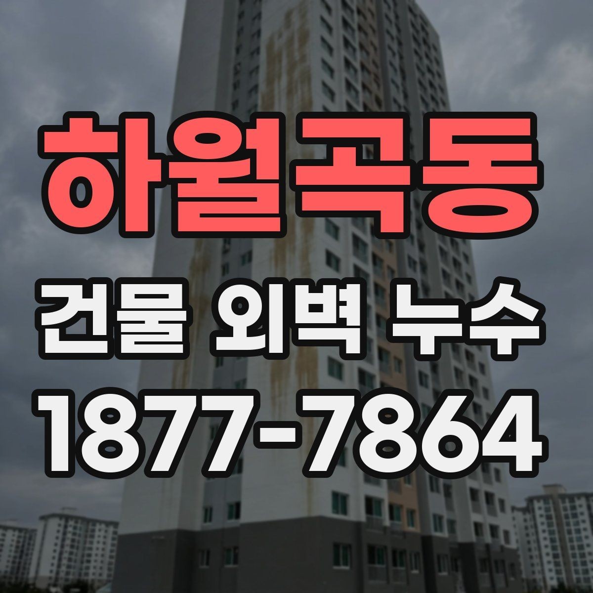 하월곡동 건물 외벽 누수 보수 비용은 어떻게 달라질까