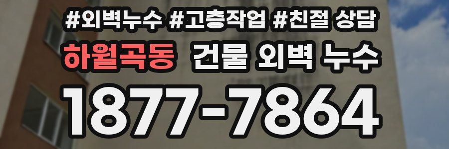 하월곡동 건물 외벽 누수
