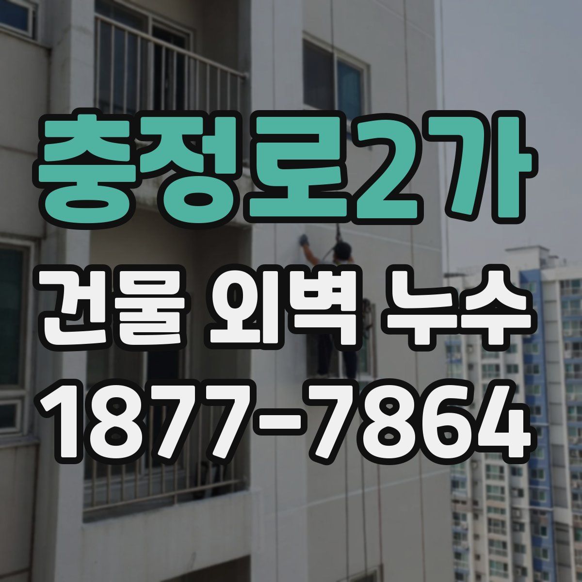 충정로2가 건물 외벽 누수