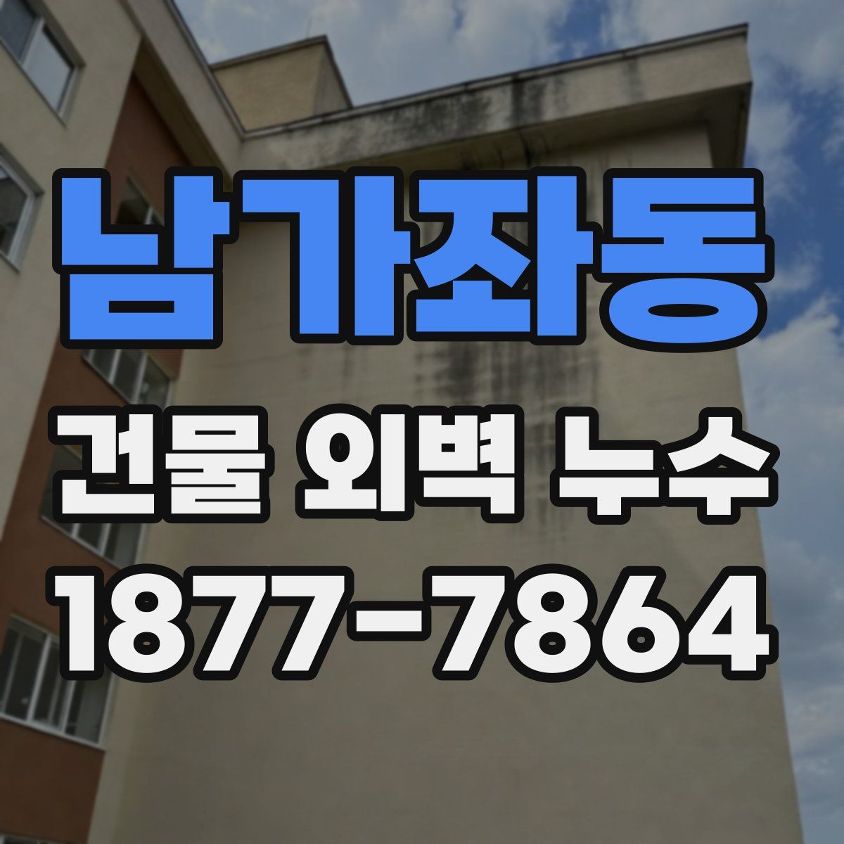 남가좌동 건물 외벽 누수