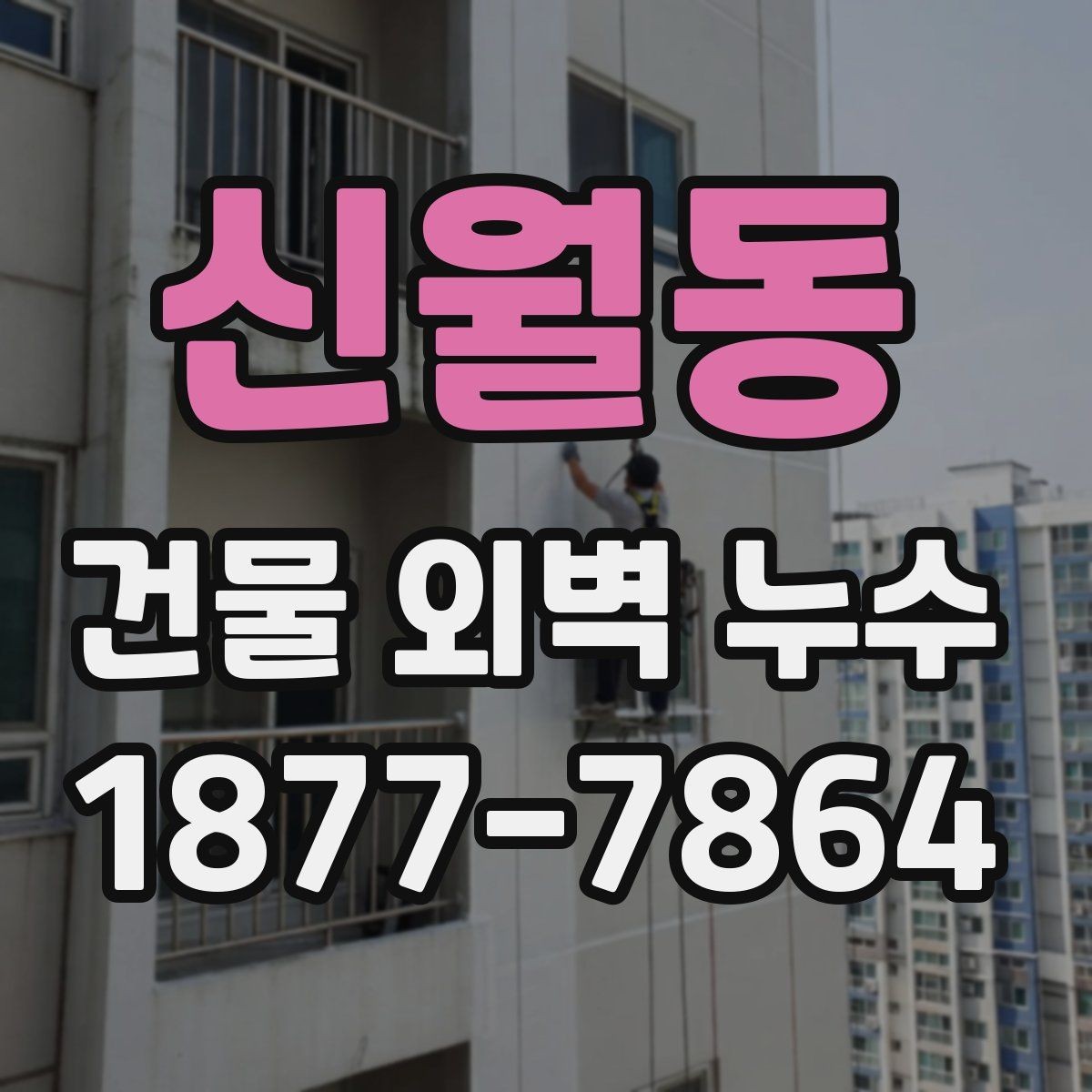신월동 건물 외벽 누수 원인별 보수 방법 살펴보기