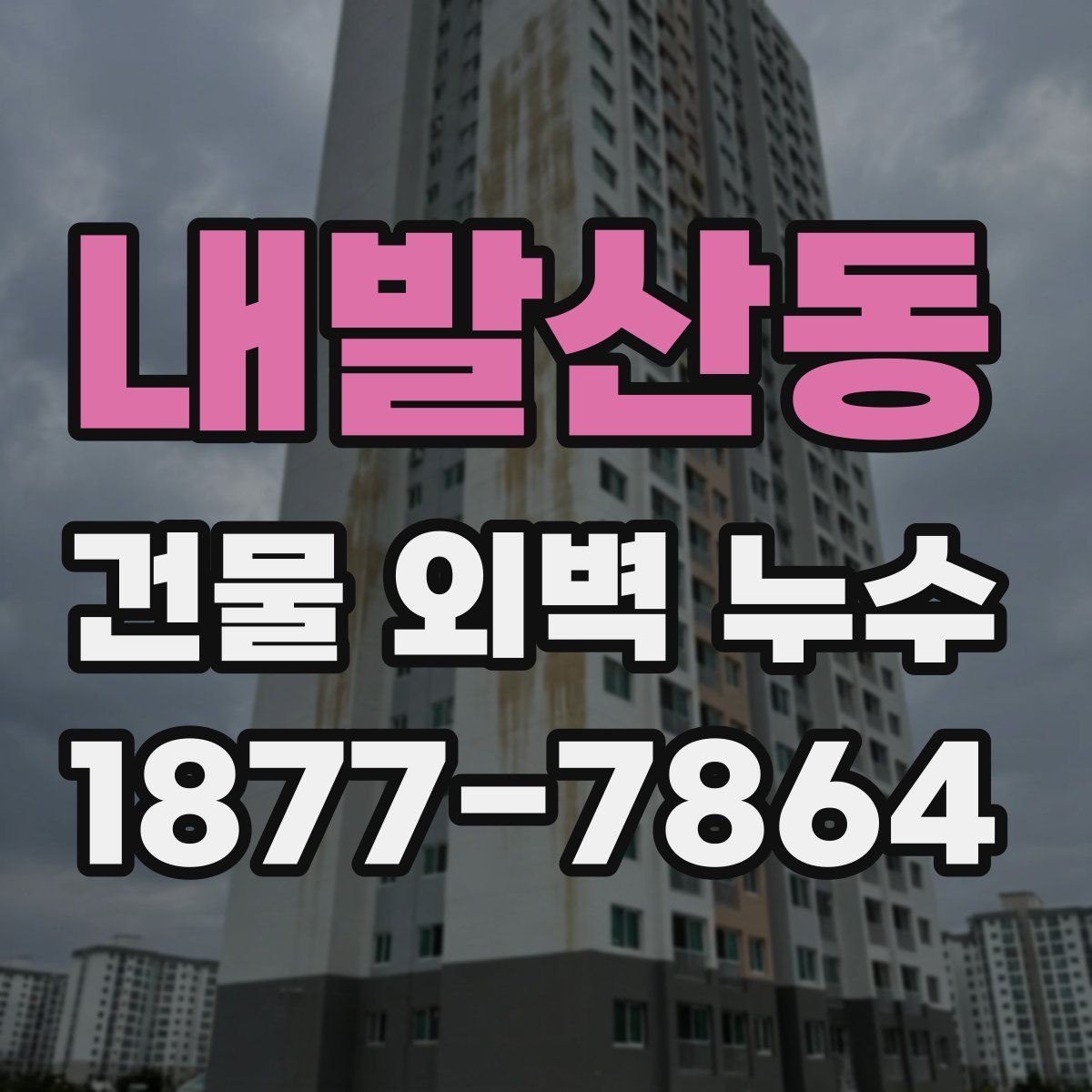 내발산동 건물 외벽 누수