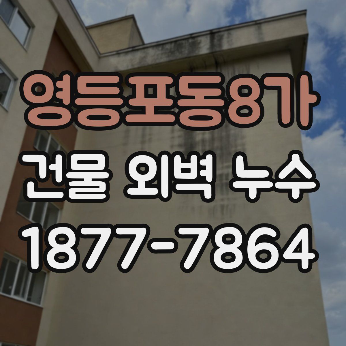 영등포동8가 건물 외벽 누수
