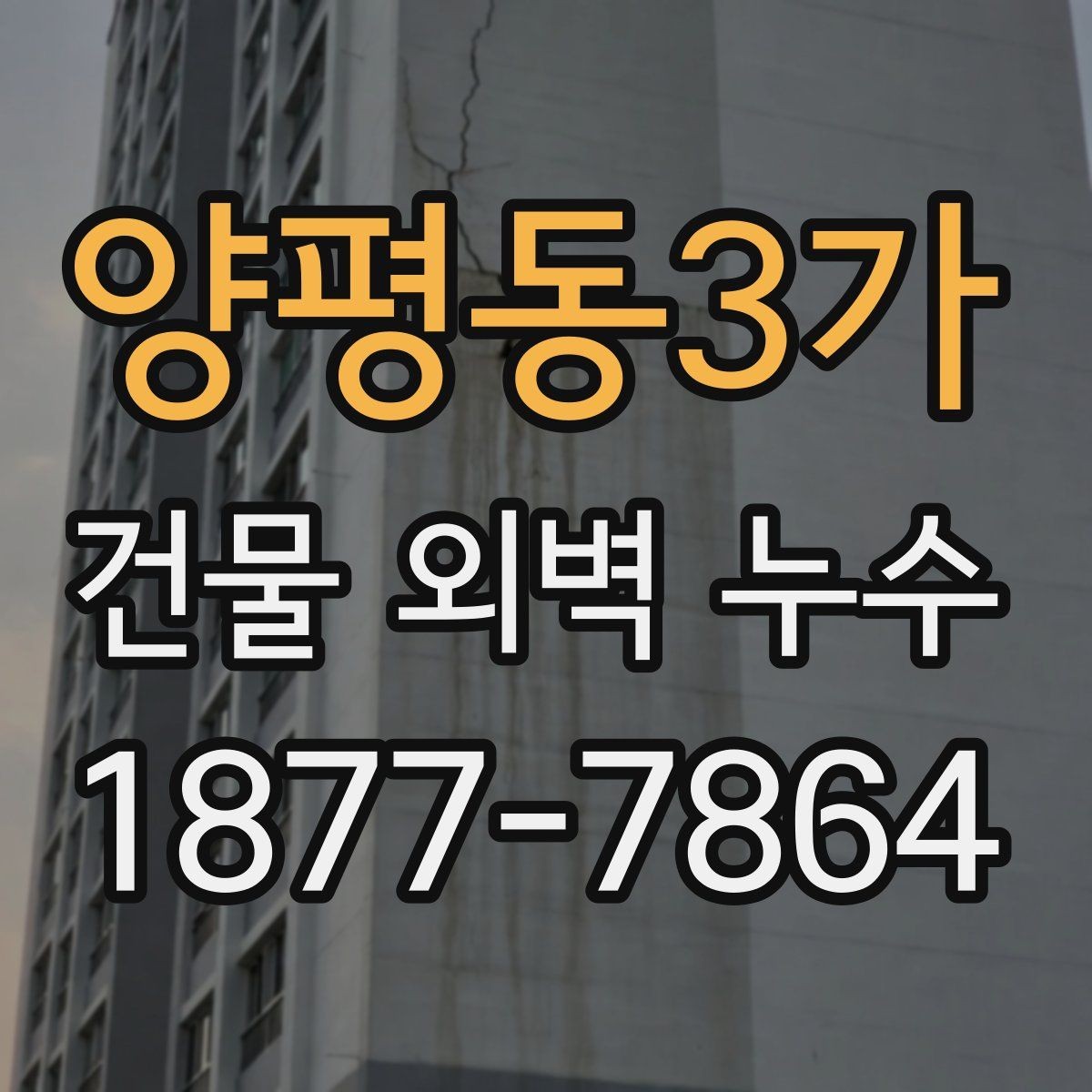 양평동3가 건물 외벽 누수 보수 과정에서 발생하는 질문들