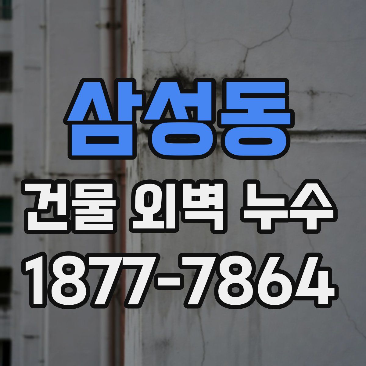 삼성동 건물 외벽 누수