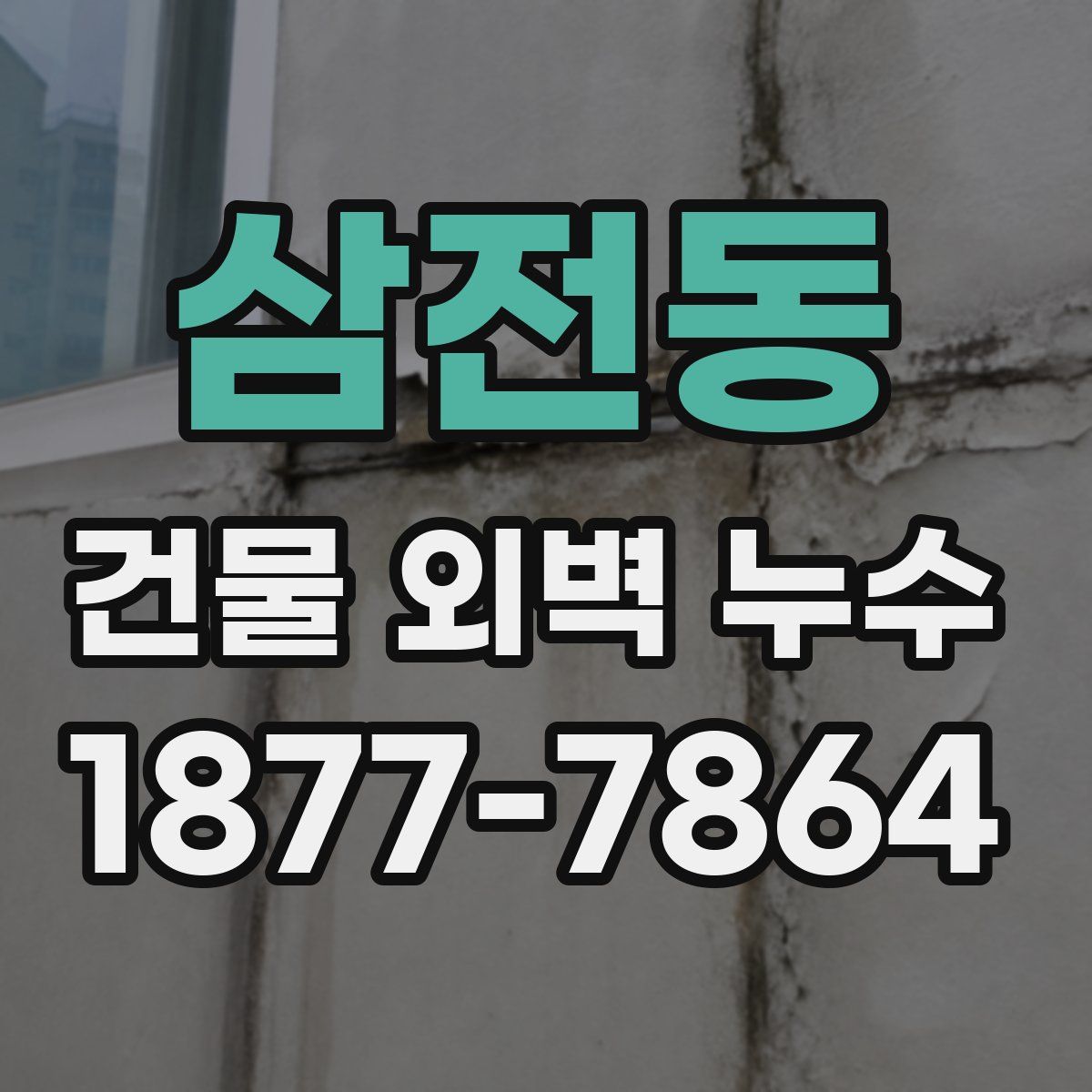 삼전동 건물 외벽 누수