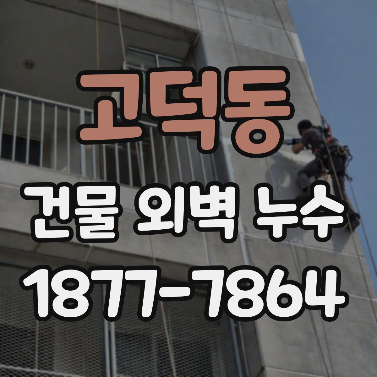 고덕동 건물 외벽 누수