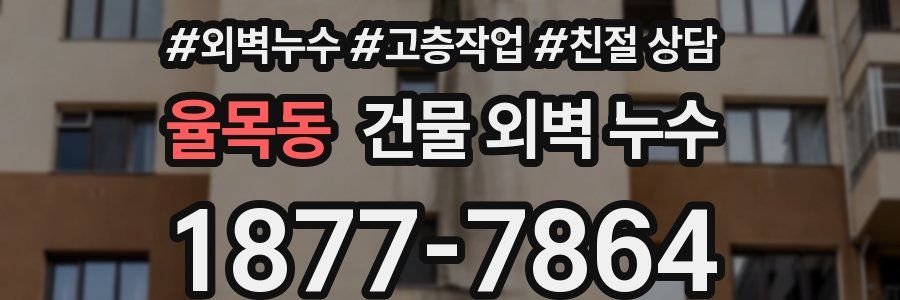 율목동 건물 외벽 누수